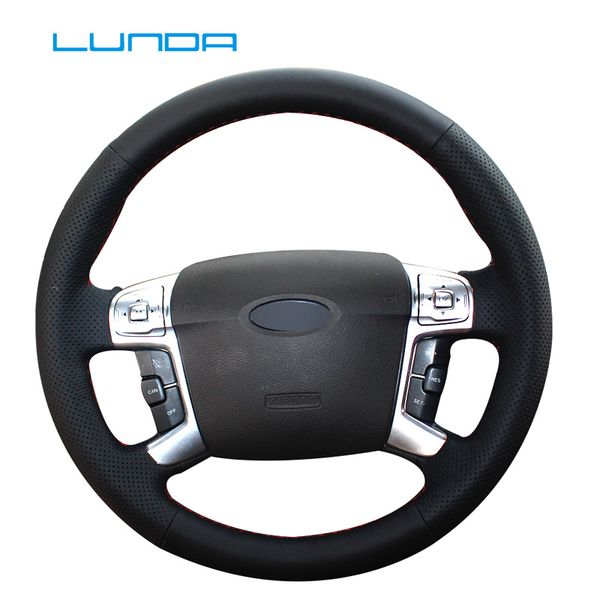 lunda black artificial leather car steering wheel cover for mondeo edge 4 2007-2012 hand-stitched steering wheel cover
lunda black artificial leather car steering wheel cover for mondeo edge 4 2007-2012 hand-stitched steering wheel cover