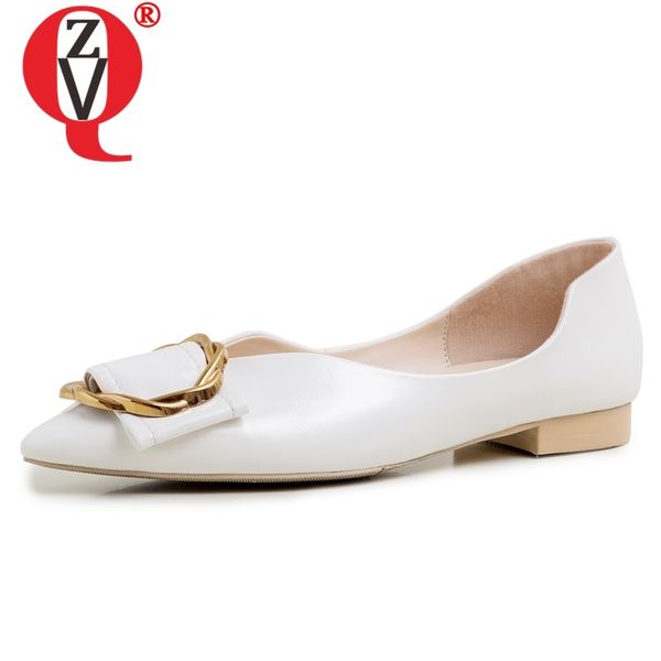 zvq spring new casual women flats outside comfortable pointed toe genuine leather metal decoration women shoes drop shipping, Black
zvq spring new casual women flats outside comfortable pointed toe genuine leather metal decoration women shoes drop shipping, Black