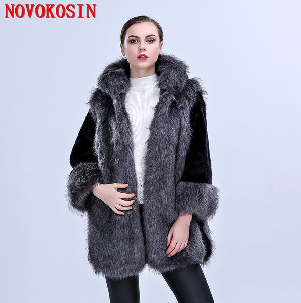 s-3xl winter plus size open stitch slim plush coat 2018 women faux fur loose cardigan ladies thick long coat with fur hat, Black
s-3xl winter plus size open stitch slim plush coat 2018 women faux fur loose cardigan ladies thick long coat with fur hat, Black