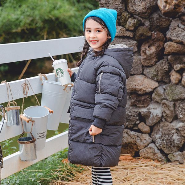 Kid Winter Coat Girls Boys Children Fashion Winter Down Thick Cotton Jacket Hooded Long Down Coat for Teenage, Black
Kid Winter Coat Girls Boys Children Fashion Winter Down Thick Cotton Jacket Hooded Long Down Coat for Teenage, Black