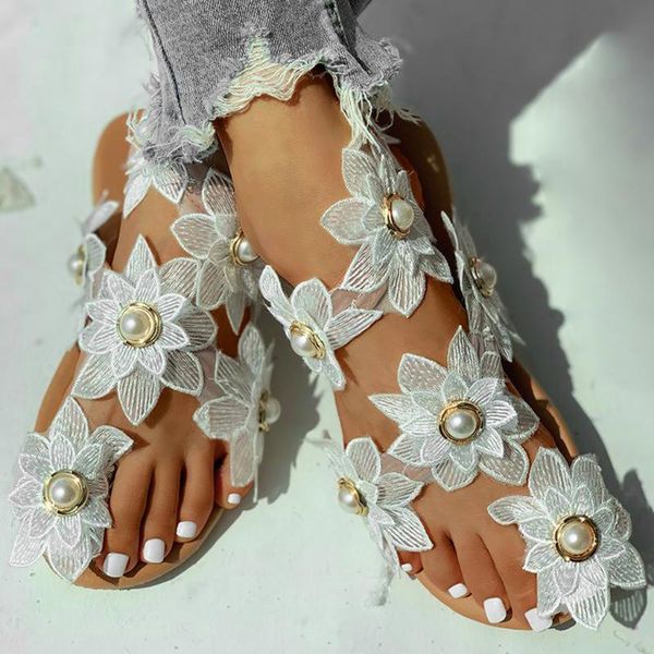 2020 summer/autumn lace women shoes plant flowers elegant sandal flat hook&loop white pearl sandal #, Black
2020 summer/autumn lace women shoes plant flowers elegant sandal flat hook&loop white pearl sandal #, Black