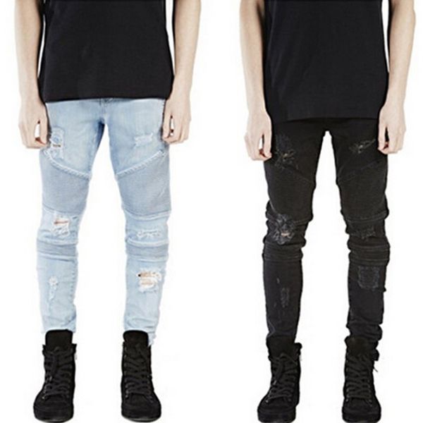 men's jeans denim cotton trousers retro ripped sandals 2021 summer fashion style large size men, Blue
men's jeans denim cotton trousers retro ripped sandals 2021 summer fashion style large size men, Blue