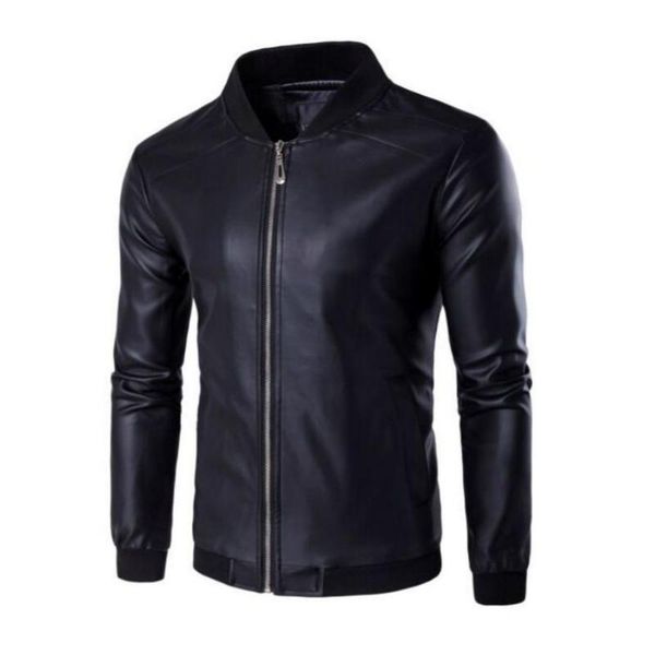 leather jacket men 2019 new stitching locomotive jacket spring and autumn bomber leather pu mens coats m-4xl, Black
leather jacket men 2019 new stitching locomotive jacket spring and autumn bomber leather pu mens coats m-4xl, Black