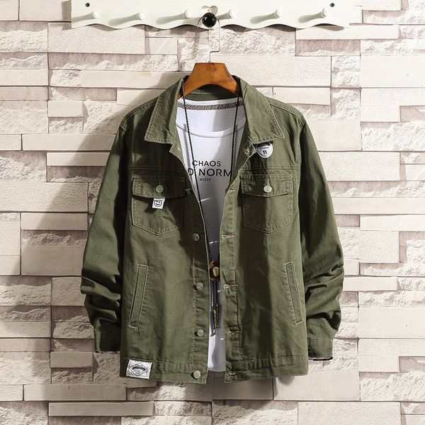 black cotton autumn jackets men streetwear preppy bomber jacket male fashion japanese army green hip hop slim fit coat, Black;brown
black cotton autumn jackets men streetwear preppy bomber jacket male fashion japanese army green hip hop slim fit coat, Black;brown