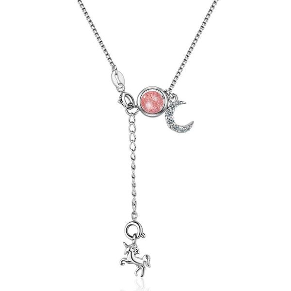 small horse pendant cute round ball pink strawberry beige moonstone silver cystral fashion necklace for women s925 silver
small horse pendant cute round ball pink strawberry beige moonstone silver cystral fashion necklace for women s925 silver