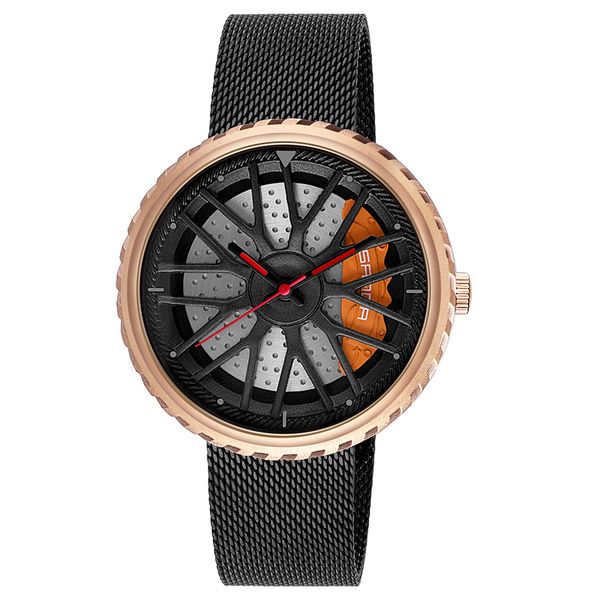2019 fashion no 360-degree rotating sports car wheel tires dial mens watches mesh watch bands quartz wristwatch, Slivery;brown
2019 fashion no 360-degree rotating sports car wheel tires dial mens watches mesh watch bands quartz wristwatch, Slivery;brown