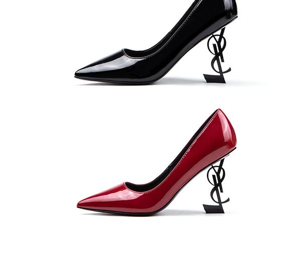 2020 wedding bridal shoes unique heels brand dress shoes patent leather pointed toe in stock wedding party shoes t show sale, Black
2020 wedding bridal shoes unique heels brand dress shoes patent leather pointed toe in stock wedding party shoes t show sale, Black