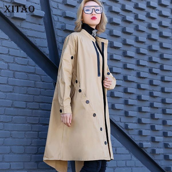 xitao irregular split trench fashion new 2020 spring single breast goddess fan plus size pocket small fresh casual coat xj3462, Tan;black
xitao irregular split trench fashion new 2020 spring single breast goddess fan plus size pocket small fresh casual coat xj3462, Tan;black