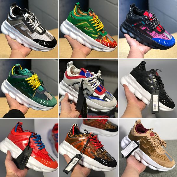 2019 new luxury chain reaction brand mens designer shoes trainers casual ace shoes lightweight chain-linked rubber designer sneakers, Black
2019 new luxury chain reaction brand mens designer shoes trainers casual ace shoes lightweight chain-linked rubber designer sneakers, Black