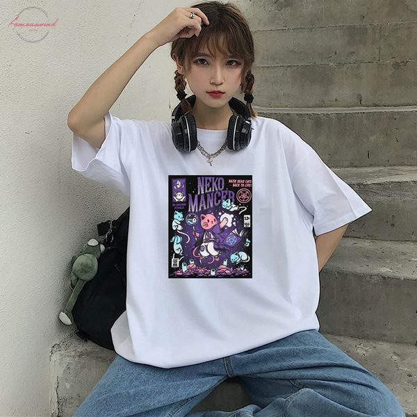 harajuku yf neko mancer t shirt fashion cute aesthetic grunge black tee satantic gothic clothing witch shirt, White
harajuku yf neko mancer t shirt fashion cute aesthetic grunge black tee satantic gothic clothing witch shirt, White