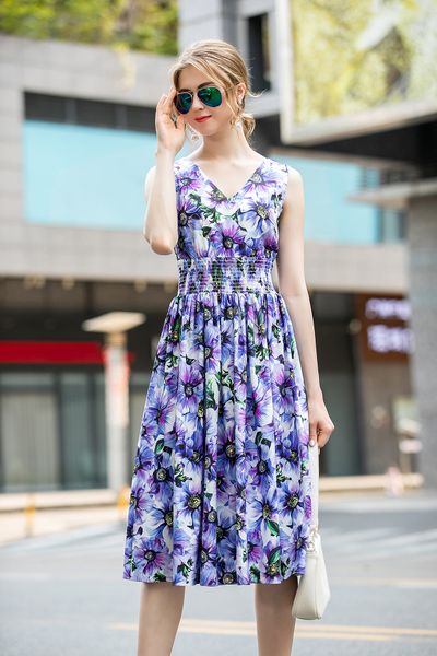 sale summer ins wholesale runway new hign-end occident v-neck sleeveless zipper panelled print floral new dresses, White;black
sale summer ins wholesale runway new hign-end occident v-neck sleeveless zipper panelled print floral new dresses, White;black