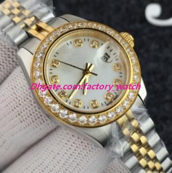 3 style lady watch 179384 26mm white dial automatic stainless steel bracelet women watch luxury wristwatch, Slivery;brown
3 style lady watch 179384 26mm white dial automatic stainless steel bracelet women watch luxury wristwatch, Slivery;brown