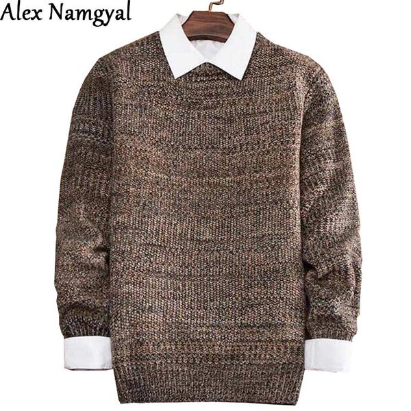 alexnamgyal 2016 autumn new men's sweater male brand pullover sweater mens casual thick knitted men's clothing sml12, White;black
alexnamgyal 2016 autumn new men's sweater male brand pullover sweater mens casual thick knitted men's clothing sml12, White;black