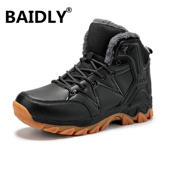super warm men boots winter boots waterproof rubber plush snow england ankle for men winter shoes big size, Black
super warm men boots winter boots waterproof rubber plush snow england ankle for men winter shoes big size, Black