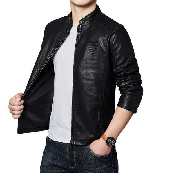 новое прибытие мужская стенд воротник куртки trend slim fit молодежи корейский стиль топы мода длинные pu куртки искусственной кожи костюма, Black
новое прибытие мужская стенд воротник куртки trend slim fit молодежи корейский стиль топы мода длинные pu куртки искусственной кожи костюма, Black
