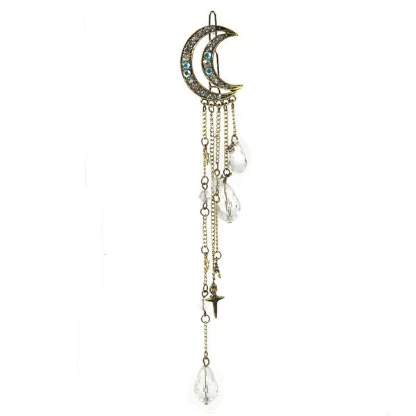 rhinestone crystal pendant pin tassel long chain beads hairpin ladies hair jewelry hair clip, Golden;white
rhinestone crystal pendant pin tassel long chain beads hairpin ladies hair jewelry hair clip, Golden;white