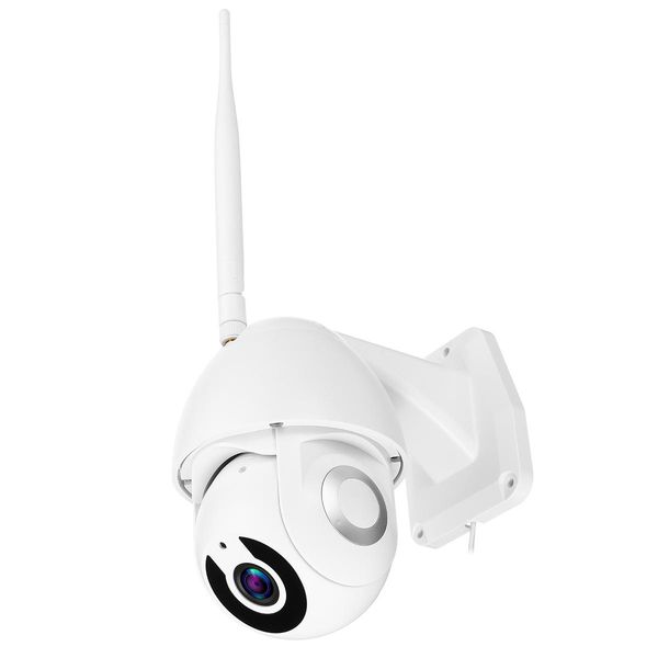 5x zoom waterproof wifi ip camera ptz pan tilt 1080p hd security ir camera night vision - uk plug