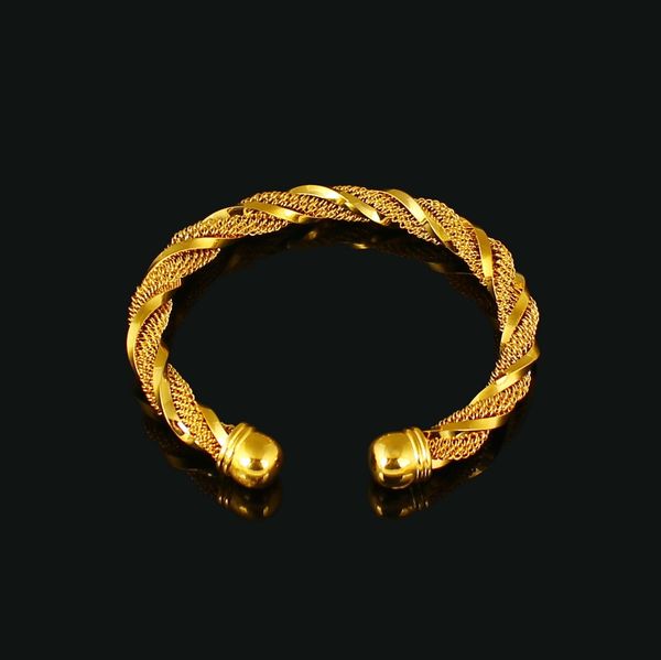 14 k yellow gold filled torq bracelet torque bangle gift box twisted bangle open polished satin hinged, Black
14 k yellow gold filled torq bracelet torque bangle gift box twisted bangle open polished satin hinged, Black