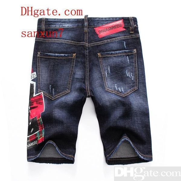 2019 fashion style summer men s denim short jean embroidery d2 pants holes jeans button mens pants dq-1, Blue
2019 fashion style summer men s denim short jean embroidery d2 pants holes jeans button mens pants dq-1, Blue