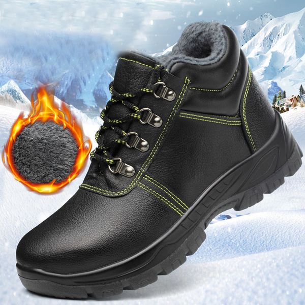 high-men boots winter with fur warm snow boots men winter work shoes footwear fashion rubber cow leather shoes, Black
high-men boots winter with fur warm snow boots men winter work shoes footwear fashion rubber cow leather shoes, Black