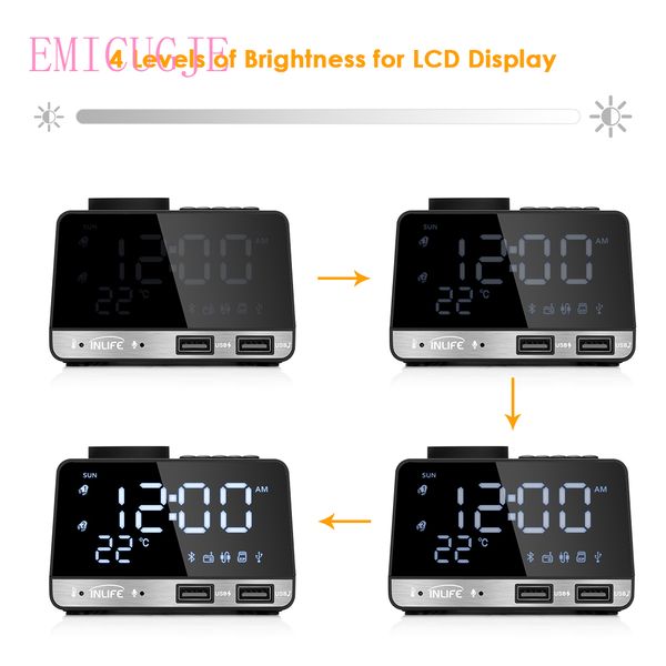 digital alarm clock bluetooth radio alarm clock speaker display home decoration snooze display home decoration snooze
digital alarm clock bluetooth radio alarm clock speaker display home decoration snooze display home decoration snooze