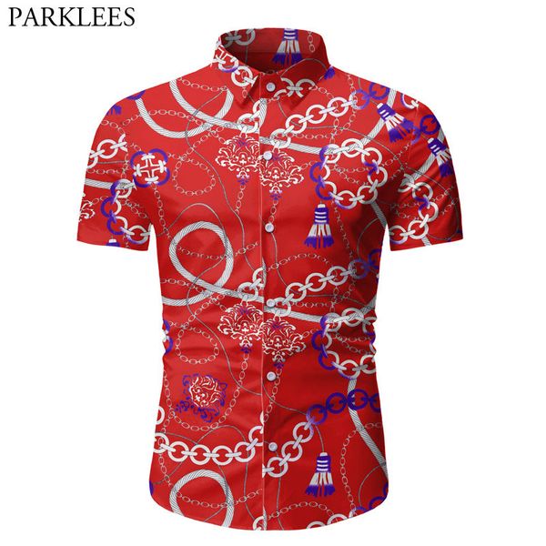 stylish chain print red shirt men 2020 fashion brand new cotton mens dress shirts casual party holiday social shirt camisas 3xl, White;black
stylish chain print red shirt men 2020 fashion brand new cotton mens dress shirts casual party holiday social shirt camisas 3xl, White;black