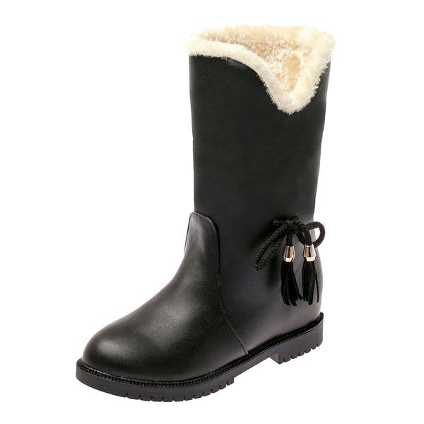 winter boots women slip-on round toe boots woman mid-calf bowknot warm wool upset shoes woman winter shoes billetera mujer, Black
winter boots women slip-on round toe boots woman mid-calf bowknot warm wool upset shoes woman winter shoes billetera mujer, Black