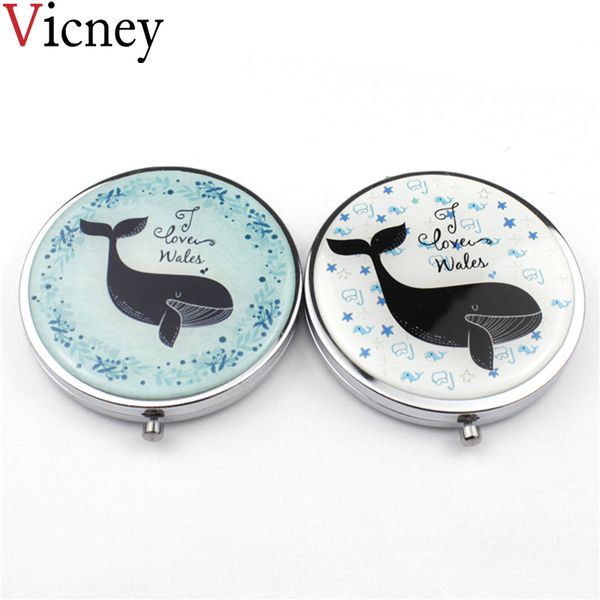 vicney double side portable mini makeup mirror cute whale pattern foldable cosmetic compact mirror for women
vicney double side portable mini makeup mirror cute whale pattern foldable cosmetic compact mirror for women