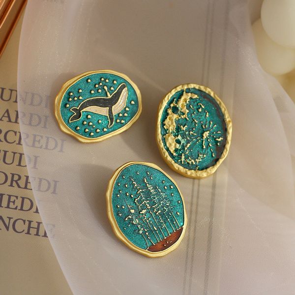 huanzhi 2020 new geometric oval starry sky whale moon galaxy metal vintage fantasy brooch for women girls coat accessories, Gray
huanzhi 2020 new geometric oval starry sky whale moon galaxy metal vintage fantasy brooch for women girls coat accessories, Gray