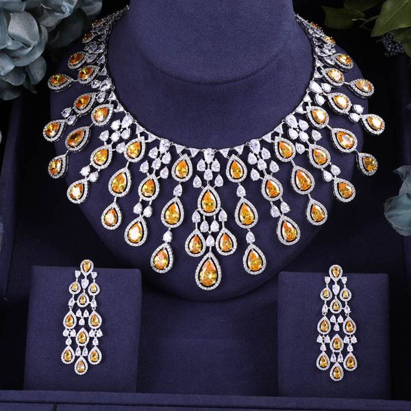 jankelly african 2 pcs bridal zirconia jewelry sets for women party, luxury dubai nigeria cz crystal wedding jewelry sets, Silver
jankelly african 2 pcs bridal zirconia jewelry sets for women party, luxury dubai nigeria cz crystal wedding jewelry sets, Silver