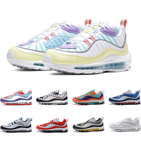 chaussures 98s men designer running shoes triple black gundam nyc cone white tour yellow mens womens air trainer sports sneakers zapatos, White;red
chaussures 98s men designer running shoes triple black gundam nyc cone white tour yellow mens womens air trainer sports sneakers zapatos, White;red