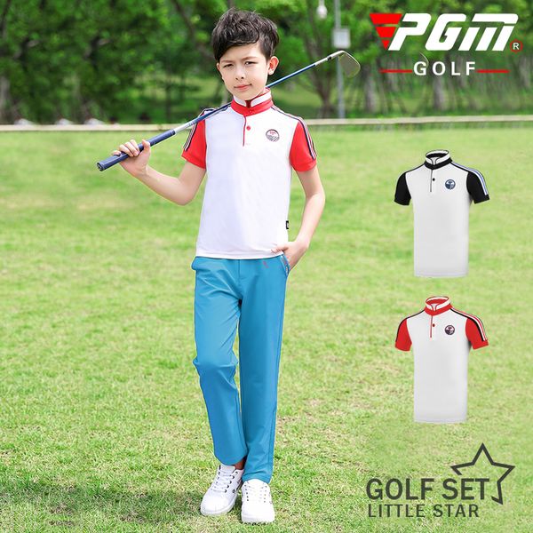 new pgm children's golf clothing short sleeve t-shirt boy outdoor sports summer casual clothes soft comfortable with jersey men, Black;blue
new pgm children's golf clothing short sleeve t-shirt boy outdoor sports summer casual clothes soft comfortable with jersey men, Black;blue