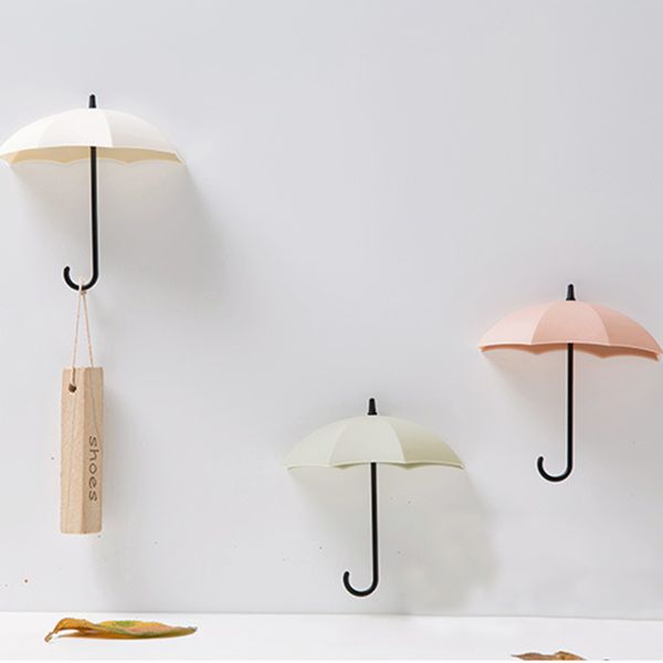 3pcs/set different color small umbrella shape plastic wall hook cute household clothes key holder wall kitchen door
3pcs/set different color small umbrella shape plastic wall hook cute household clothes key holder wall kitchen door
