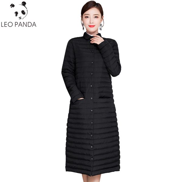 2019 new ultra light down cotton jacket women long coat plus size winter brand stand collar lightweight ultralight female coats, Black
2019 new ultra light down cotton jacket women long coat plus size winter brand stand collar lightweight ultralight female coats, Black