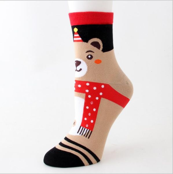 New korean ver ion of jacquard cartoon lover chri tma ock in autumn and winter 2019 holiday port cute elk female ock, Black
New korean ver ion of jacquard cartoon lover chri tma ock in autumn and winter 2019 holiday port cute elk female ock, Black