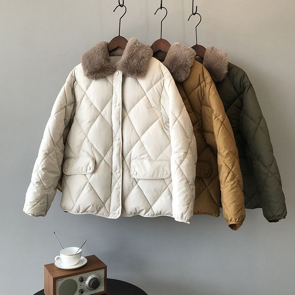 women parka winter faux fur neck coat long sleeve buttons pockets thick warm outwear jacket female padded zipper jackets, Black
women parka winter faux fur neck coat long sleeve buttons pockets thick warm outwear jacket female padded zipper jackets, Black
