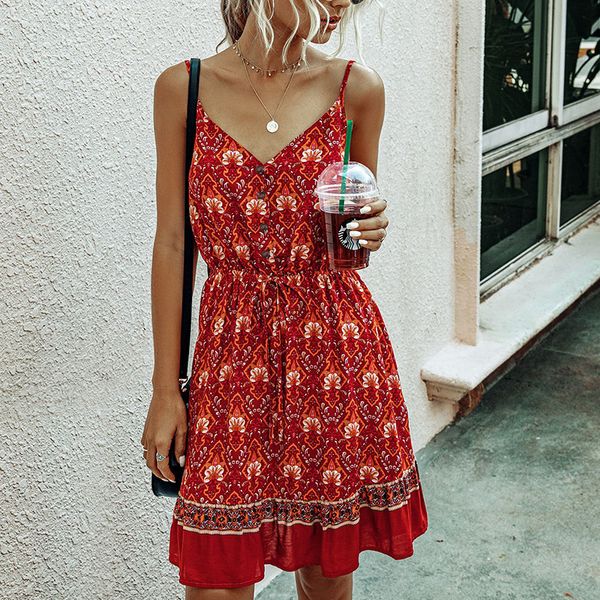 print flower summer women dress beach party mini dress high waist sleeveless female casual sundress dr1978, Black;gray
print flower summer women dress beach party mini dress high waist sleeveless female casual sundress dr1978, Black;gray