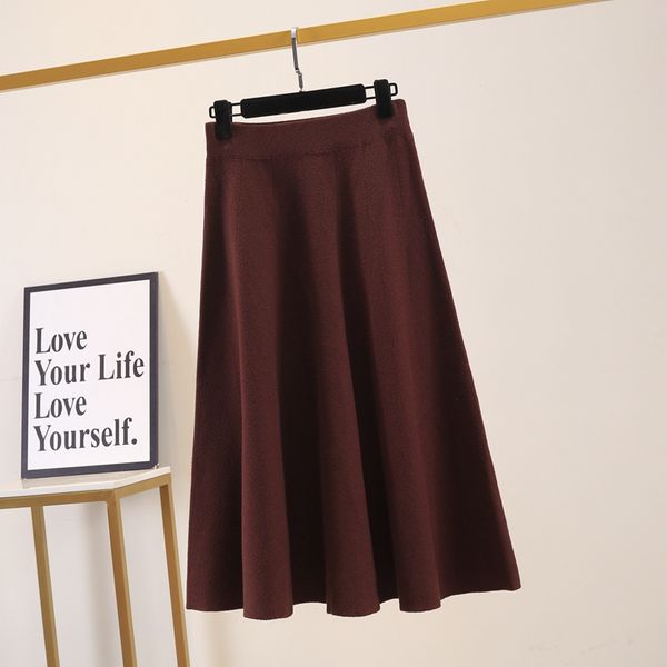 gigogou autumn winter thick warm sweater skirts elastic band high waist pleated midi knitted skirt a-line women long skirts, Black
gigogou autumn winter thick warm sweater skirts elastic band high waist pleated midi knitted skirt a-line women long skirts, Black