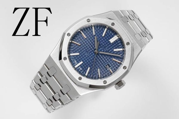 zf new luxury mens watches 15400 white blue and black 3120 automatic up-chain watch 41x9.8mm designer watches movement watches wristwatches, Slivery;brown
zf new luxury mens watches 15400 white blue and black 3120 automatic up-chain watch 41x9.8mm designer watches movement watches wristwatches, Slivery;brown