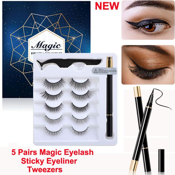 false eyelashes liquid eyeliner and tweezers kit no glue non magnetic 5 pairs faux eyelash natural reusable lashes sticky eyeliner makeup
false eyelashes liquid eyeliner and tweezers kit no glue non magnetic 5 pairs faux eyelash natural reusable lashes sticky eyeliner makeup