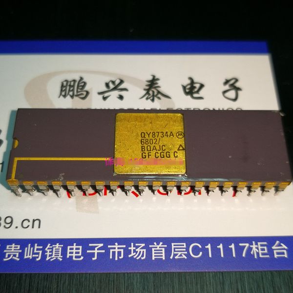 mc6802bqca gold plated old microprocessor cpu chips 6802 bqajc dual inline 40 pins ceramic package vintage processor 6802 cdip40 ic
mc6802bqca gold plated old microprocessor cpu chips 6802 bqajc dual inline 40 pins ceramic package vintage processor 6802 cdip40 ic