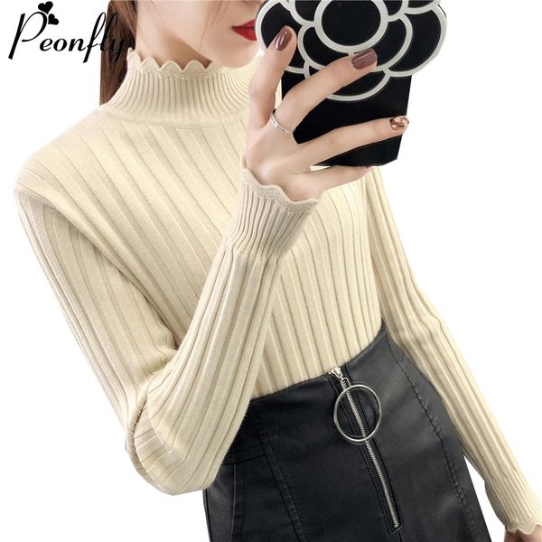 peonfly autumn winter women pullovers sweater knitted elasticity casual jumper soft basic slim warm female sweaters top, White;black
peonfly autumn winter women pullovers sweater knitted elasticity casual jumper soft basic slim warm female sweaters top, White;black