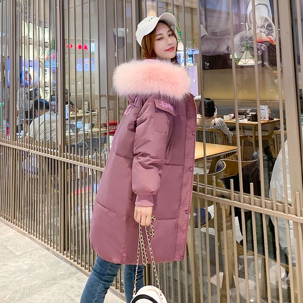 winter cotton women long section large fur collar new loose version light korean version of the atmosphere wild lady tide y1030, Black
winter cotton women long section large fur collar new loose version light korean version of the atmosphere wild lady tide y1030, Black