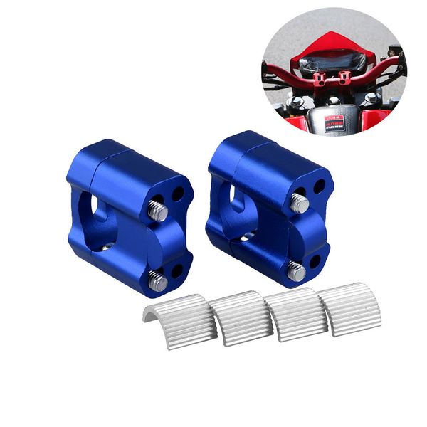 1 pair 7/8'' 22mm motorcycle handlebar handle fat bar mount clamps motorbike faucet fixed seat riser universal motocross c71
1 pair 7/8'' 22mm motorcycle handlebar handle fat bar mount clamps motorbike faucet fixed seat riser universal motocross c71