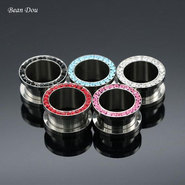 2pcs fashion ear tunnels flesh piercing stretcher ear expander gauge kit plug earrings 3mm-14mm steel jewelry men women, Slivery;golden
2pcs fashion ear tunnels flesh piercing stretcher ear expander gauge kit plug earrings 3mm-14mm steel jewelry men women, Slivery;golden