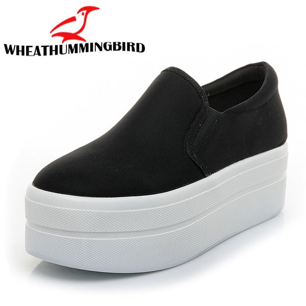 women flat platform canvas shoes canvas flats women casual shoes girls student thick soled loafers lady slip on mc-12, Black
women flat platform canvas shoes canvas flats women casual shoes girls student thick soled loafers lady slip on mc-12, Black