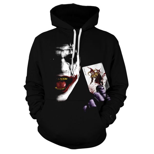 3d printed clown hoodie new spring and summer fashion 2020 new fashion men's and women's clown series, Black
3d printed clown hoodie new spring and summer fashion 2020 new fashion men's and women's clown series, Black