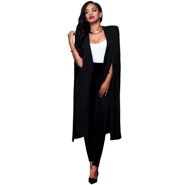 2019 spring autumn new personality manteau femme mid-long big cloak europe large size female suit fashion wild trench coat d1, Tan;black
2019 spring autumn new personality manteau femme mid-long big cloak europe large size female suit fashion wild trench coat d1, Tan;black