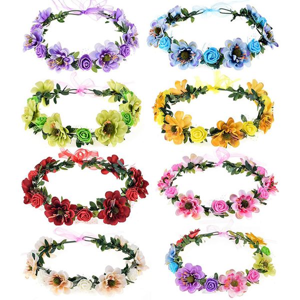 adjustable flower crown halo boho headbands for women girls wedding party festival maternity family picture rose purple green blue champagne, Slivery;golden
adjustable flower crown halo boho headbands for women girls wedding party festival maternity family picture rose purple green blue champagne, Slivery;golden