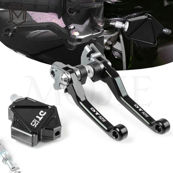 

for yamaha dt125 dt 125 1987-2005 1988 1989 1990 1991 1992 1993 1994 1995 1996 motocross cnc pivot brake clutch levers dirt bike